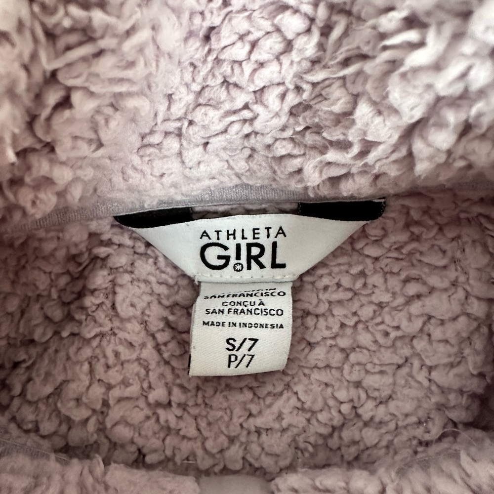 Athleta Kids Sherpa Jacket - Light purple - Picture 4 of 5